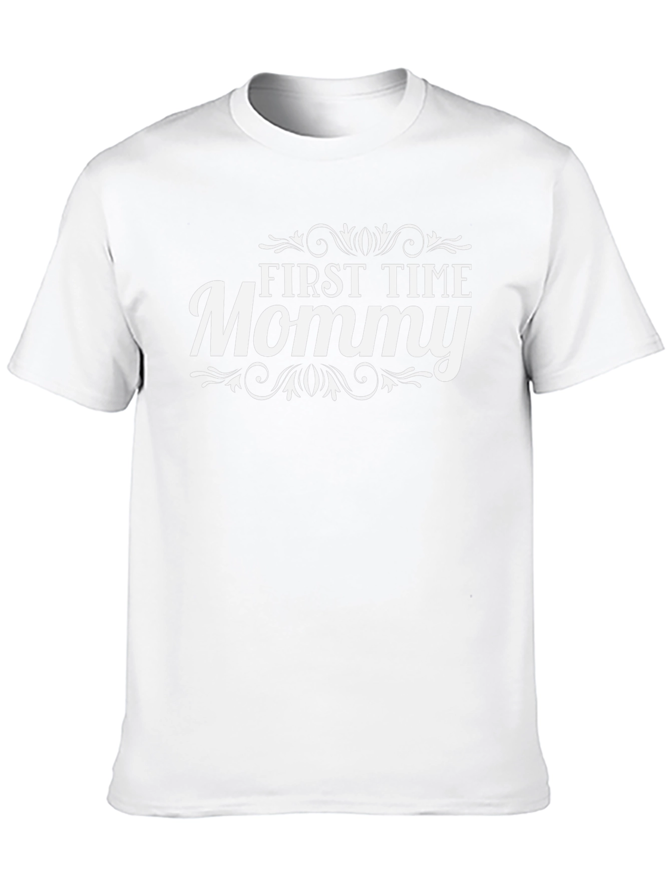 First Time Mommy Black T-Shirt