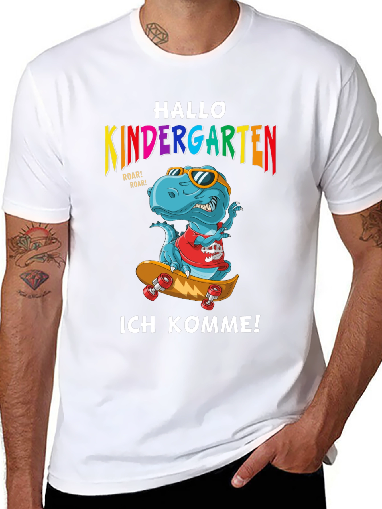 Dino Kindergarten T-Shirt - Back to School
