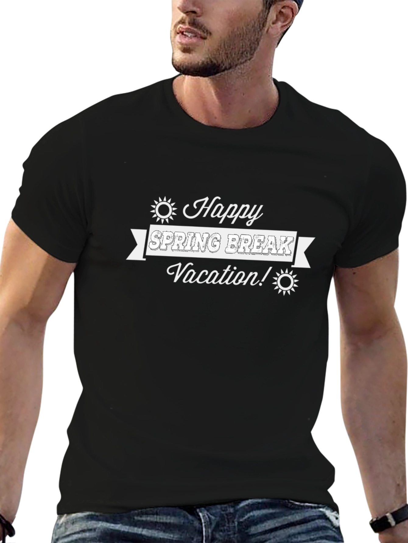 Happy Spring Break Vacation Graphic T-Shirt