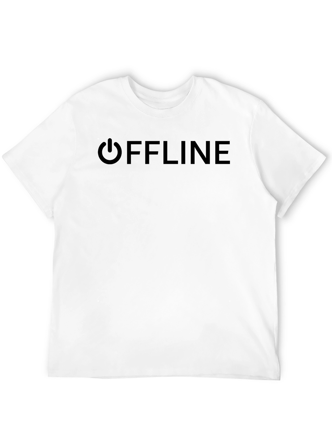 Offline Mode Black Graphic Tee - Relax and Unplug