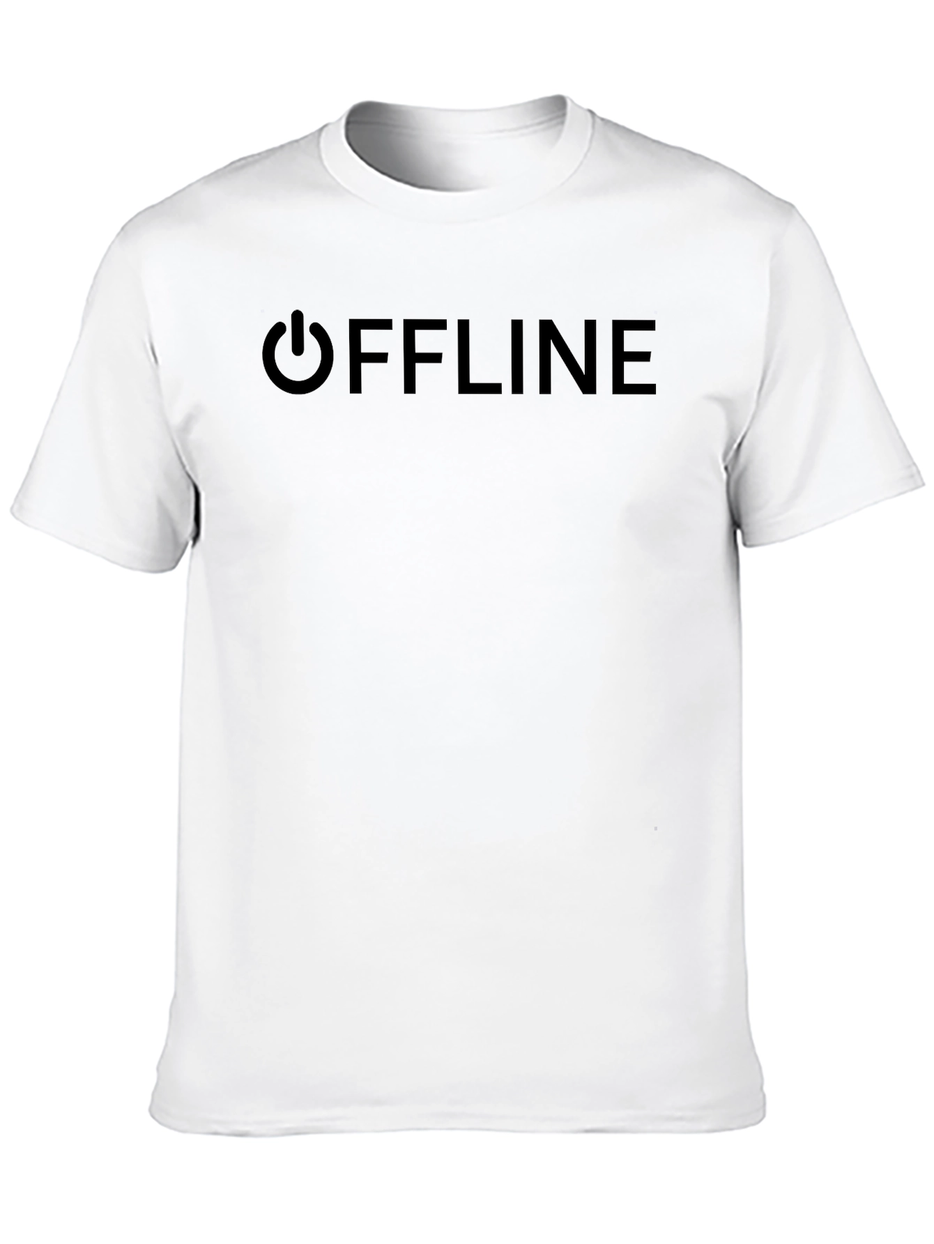 Offline Mode Black Graphic Tee - Relax and Unplug
