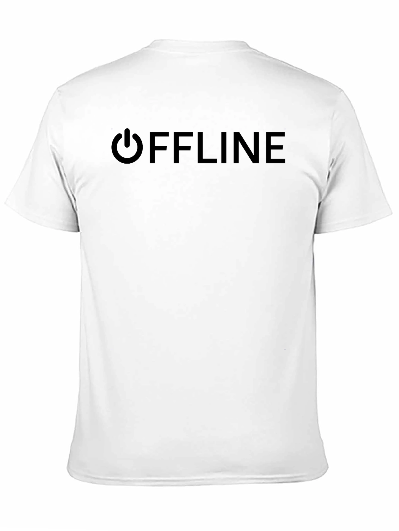 Offline Mode Black Graphic Tee - Relax and Unplug