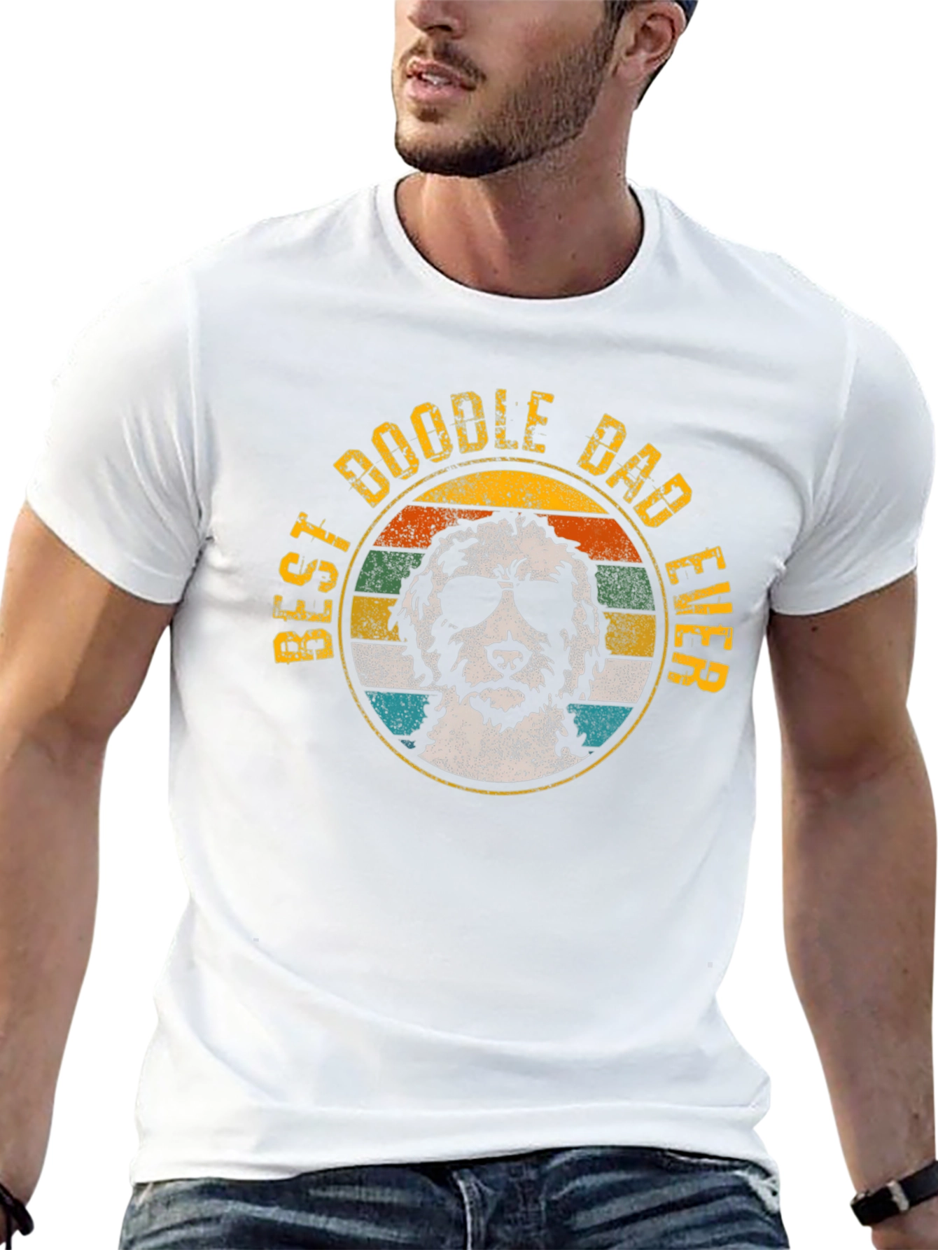 Best Doodle Dad Ever T-Shirt - Dog Lover Tee