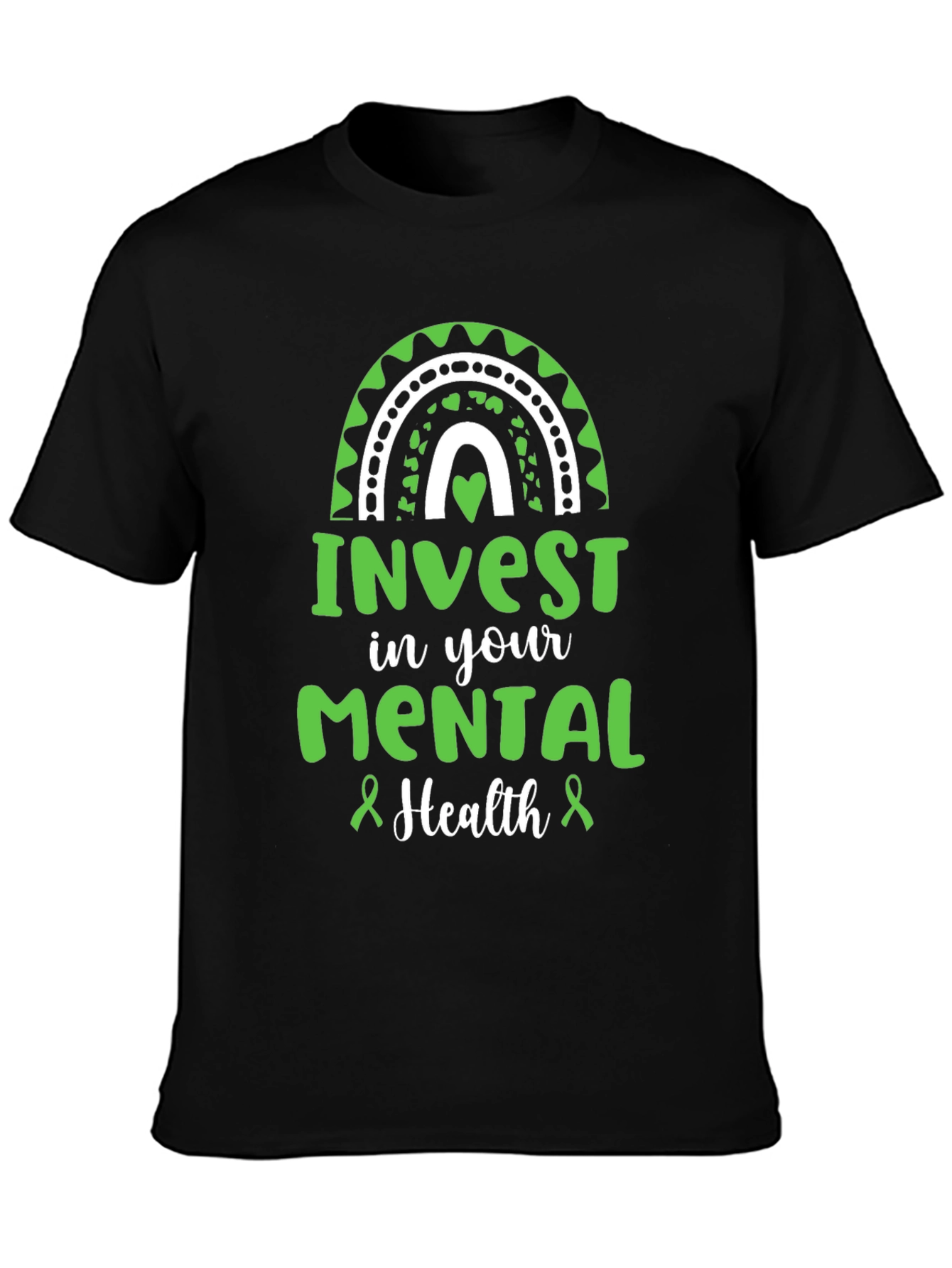 Mental Health Awareness Black T-Shirt