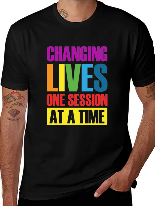 Changing Lives T-Shirt - Therapy Motivational Tee