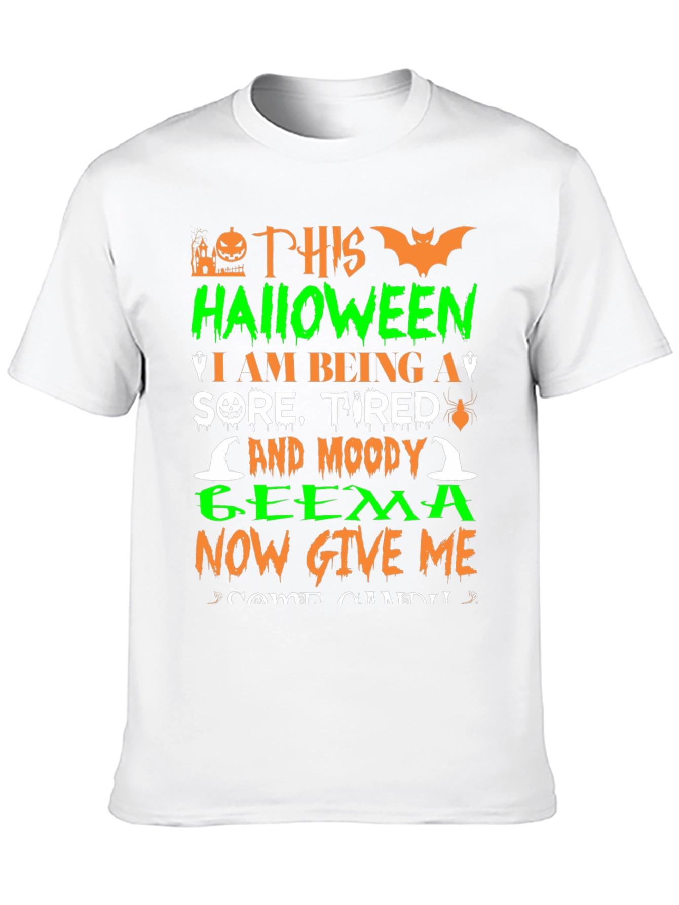 Halloween Sore Tired & Moody Geema T-Shirt