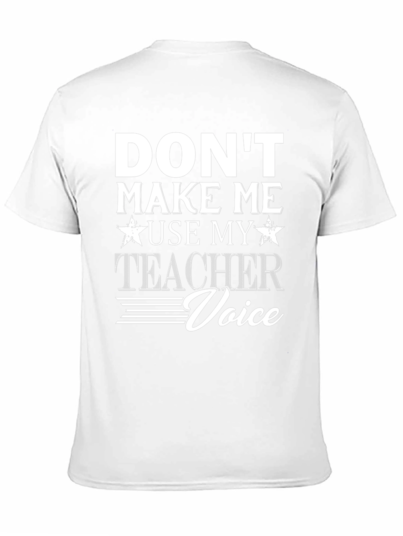 Teacher Voice T-Shirt Funny Gift for Educators