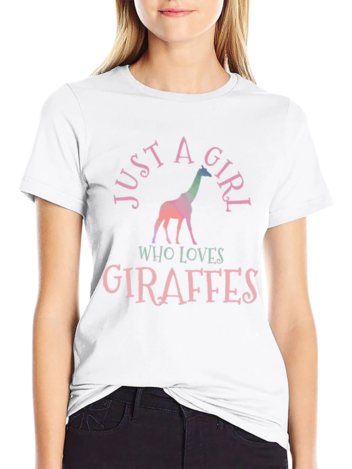 Just a Girl Who Loves Giraffes T-Shirt