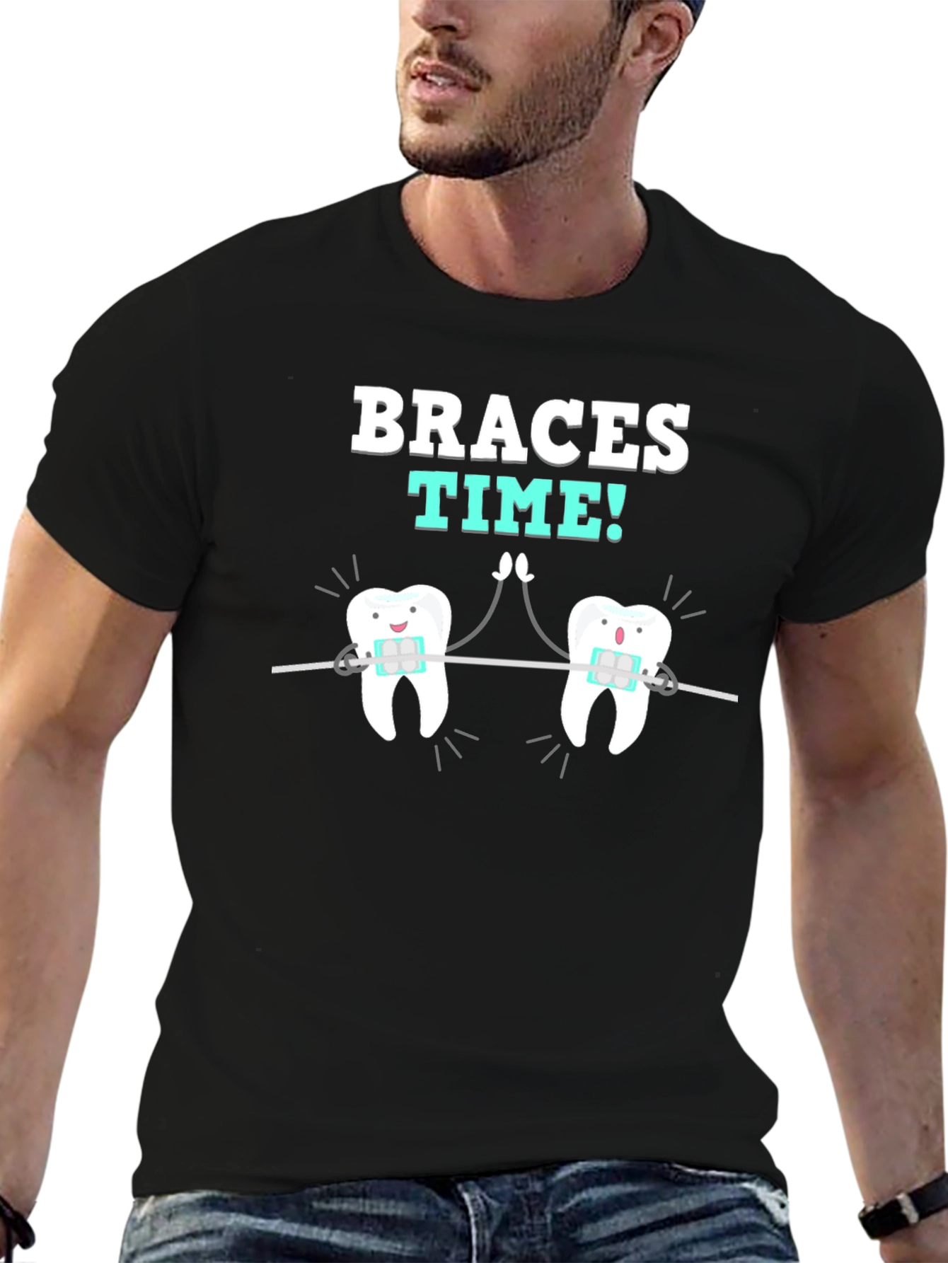 Braces Time T-Shirt - Dental Humor Tee