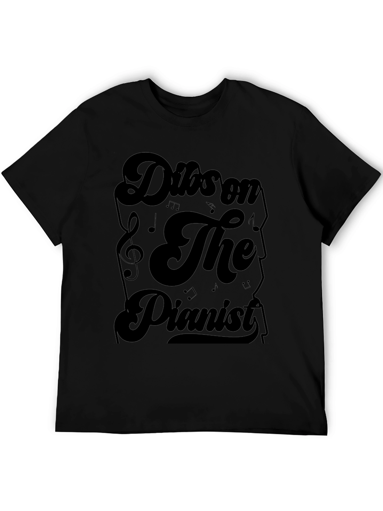 Dibs on The Pianist Black Graphic Tee