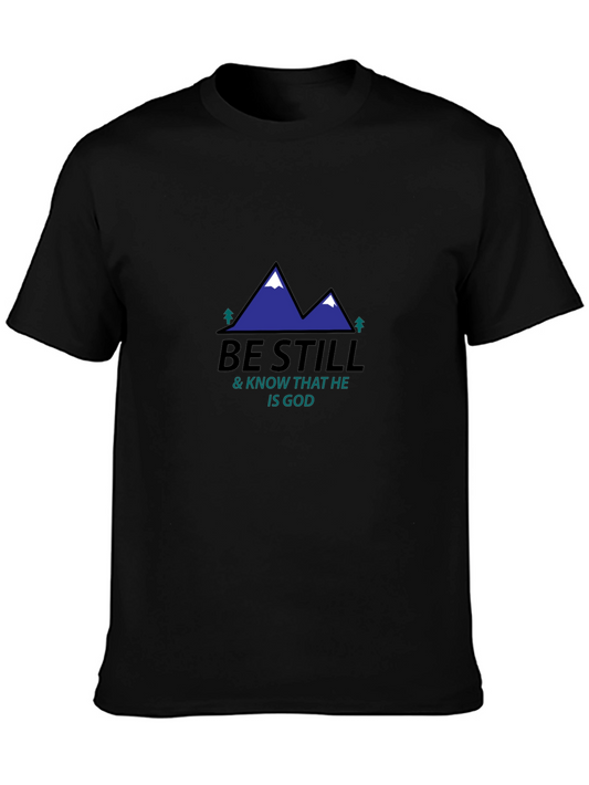 Be Still & Know God Graphic Tee - Black
