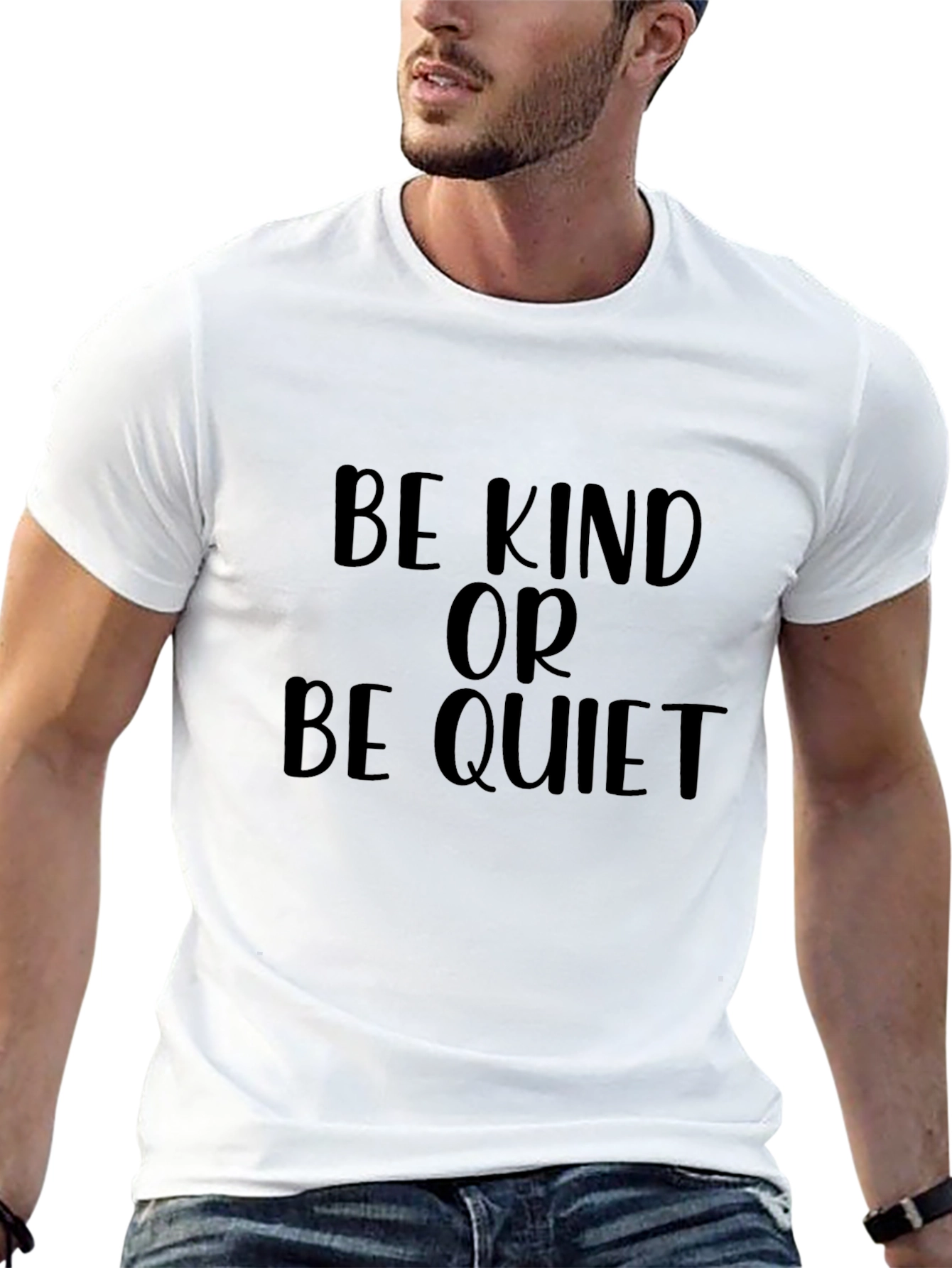 Be Kind or Be Quiet Black Graphic Tee