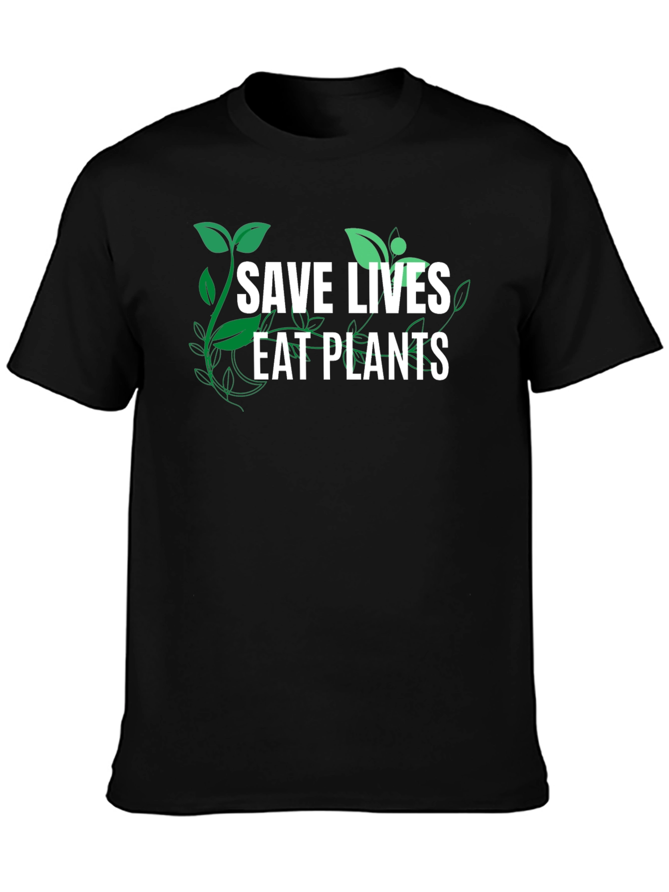Save Lives Eat Plants Graphic Tee
