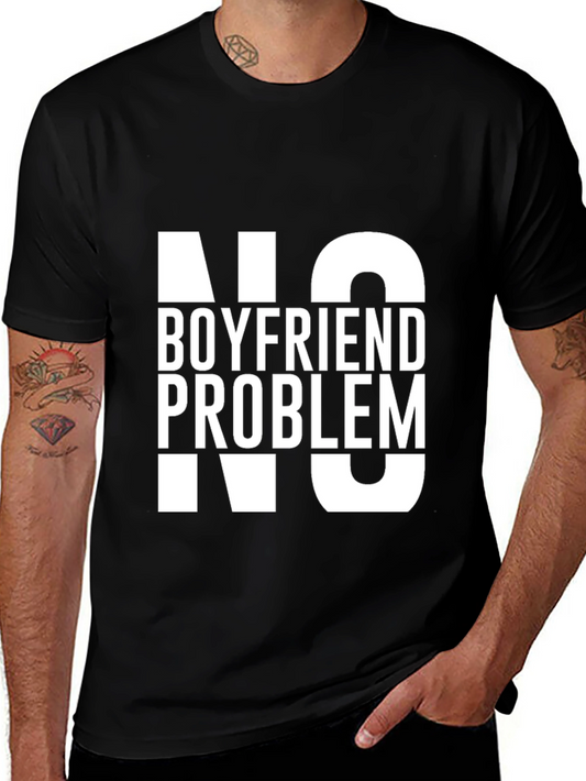 No Boyfriend No Problem Graphic Tee