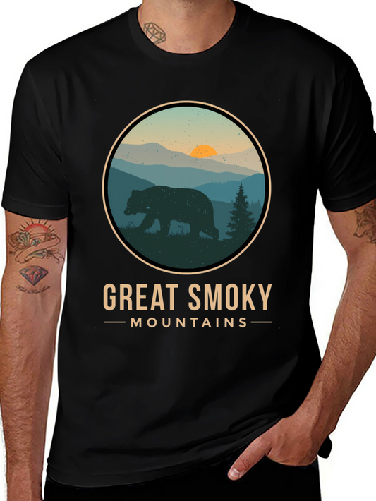 Great Smoky Mountains T-Shirt - Bear Design