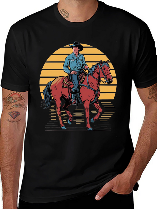 Cowboy Sunset Graphic Tee