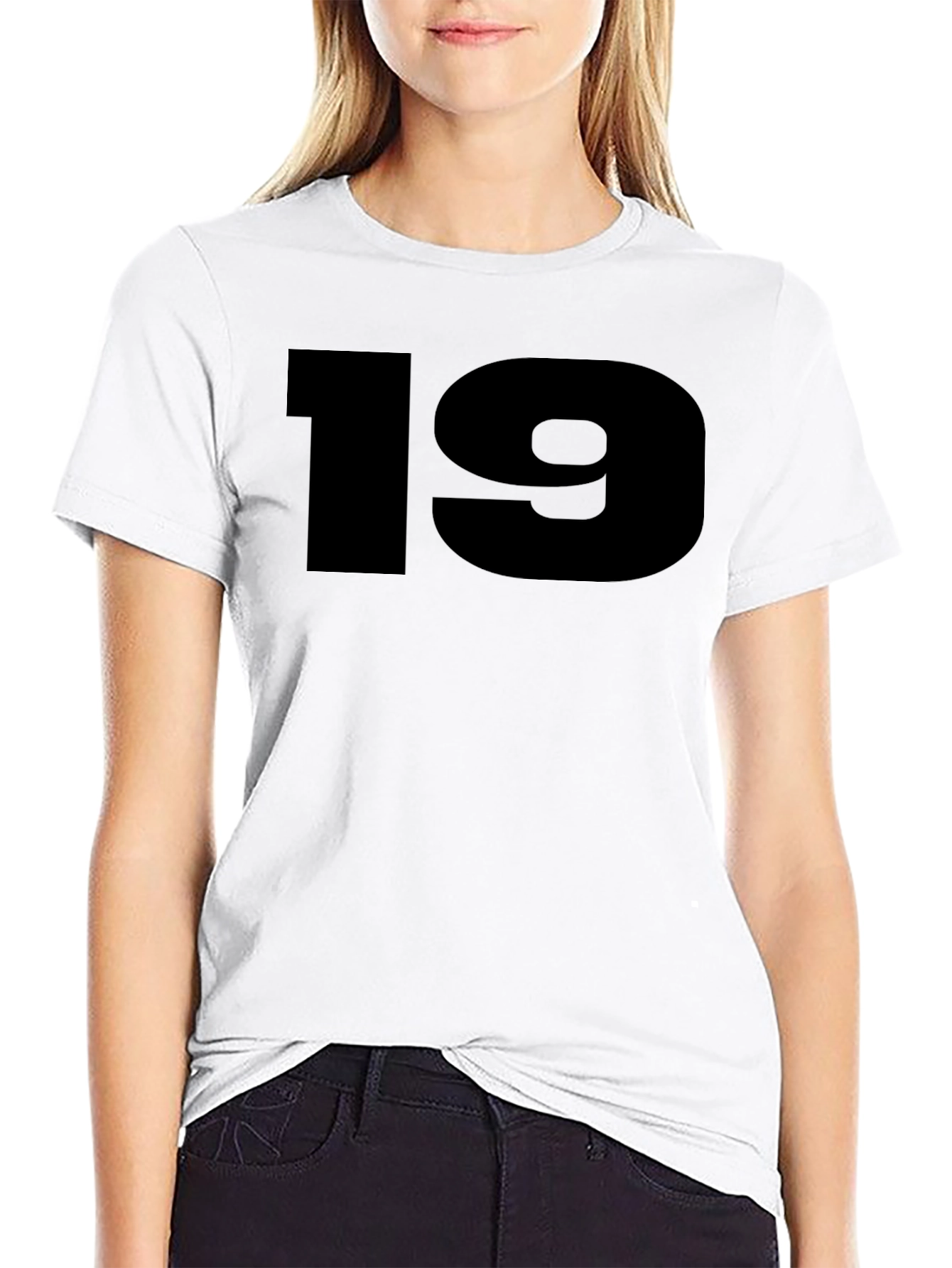 Bold 19 Graphic Tee - Classic Black T-Shirt