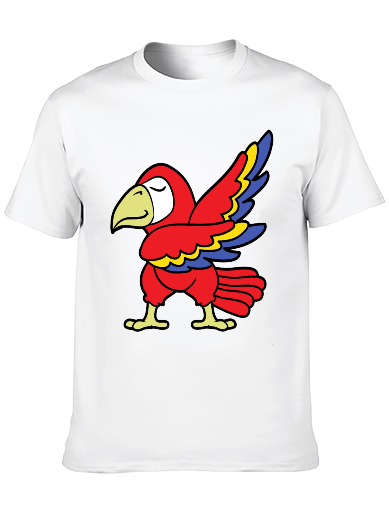 Parrot Graphic Tee - Fun & Quirky Design