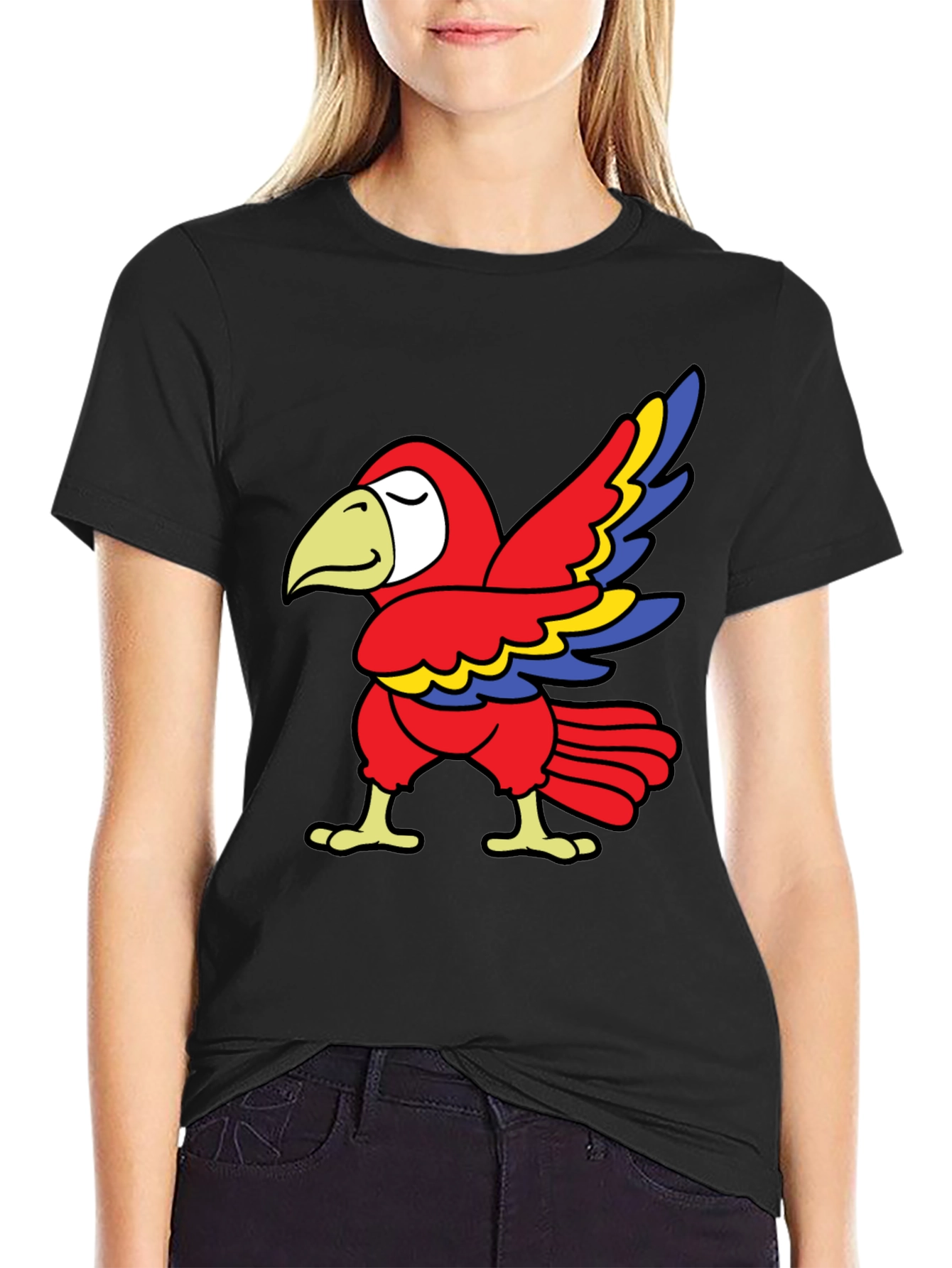 Parrot Graphic Tee - Fun & Quirky Design