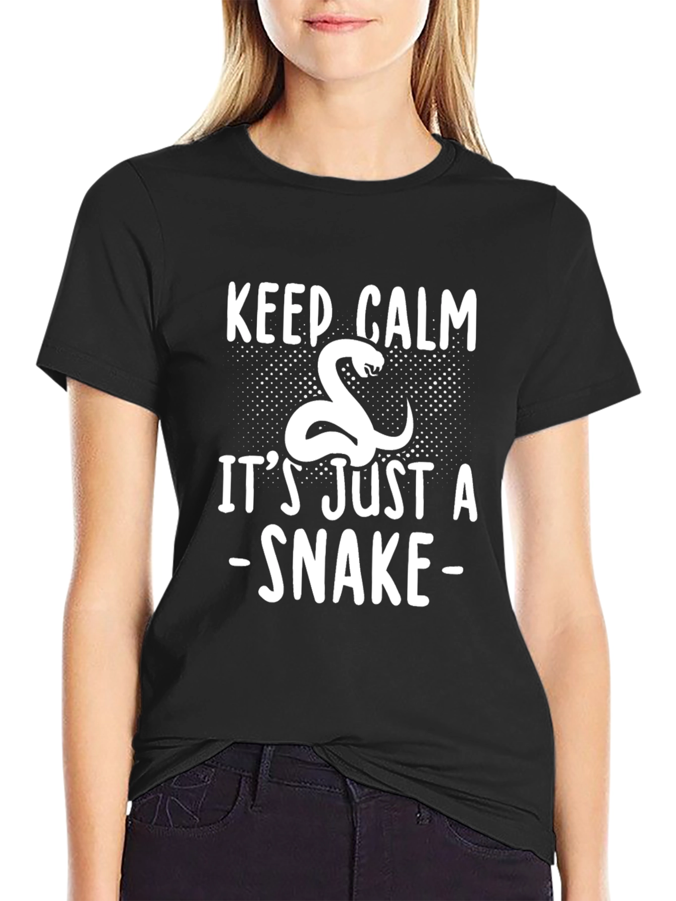 Keep Calm Snake Graphic Tee