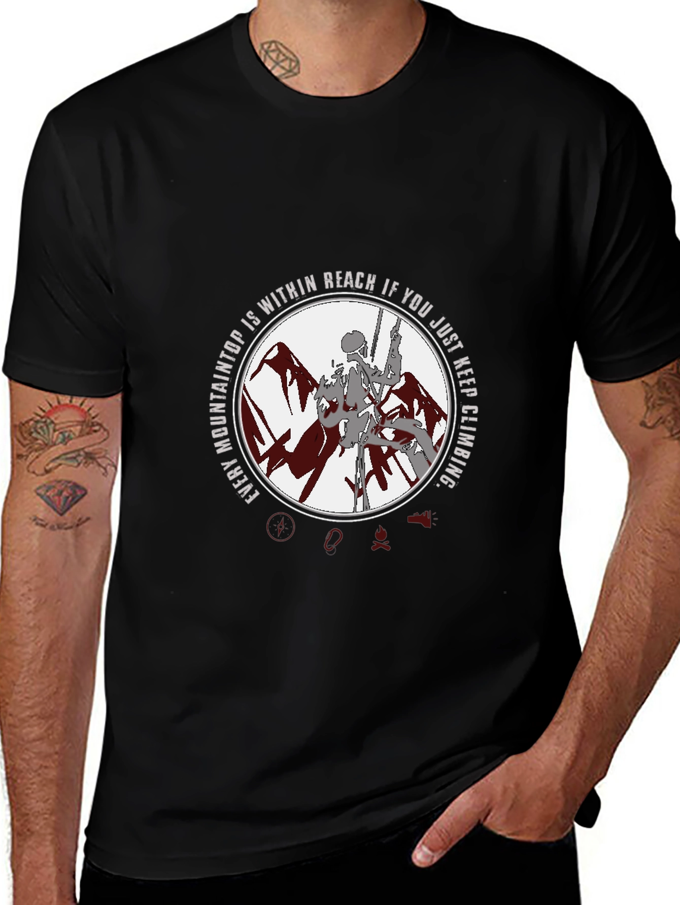 Mountain Climbing T-Shirt - Keep Climbing!