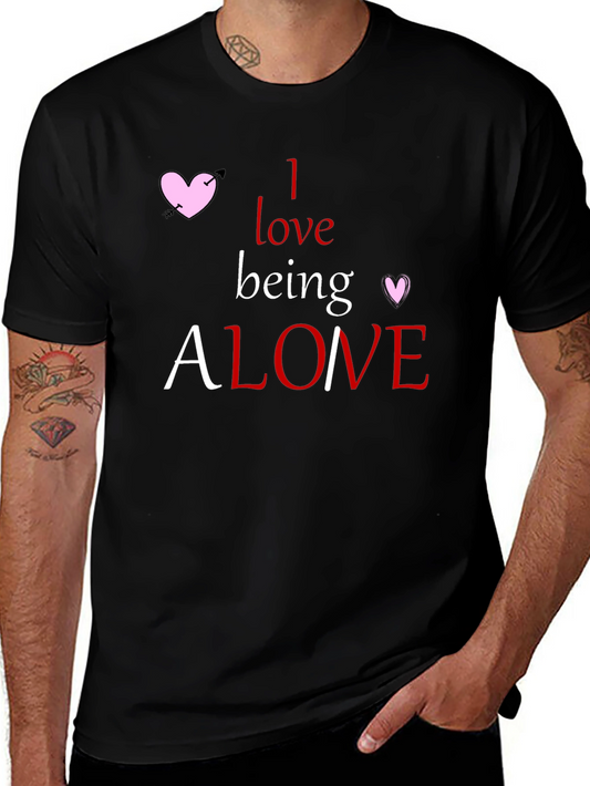 Alone T-Shirt - Heart Graphic Tee