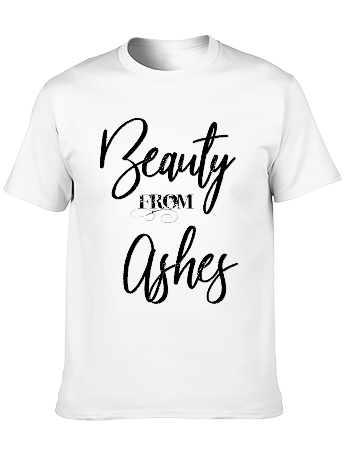 Beauty From Ashes Graphic Tee - Stylish Comfort