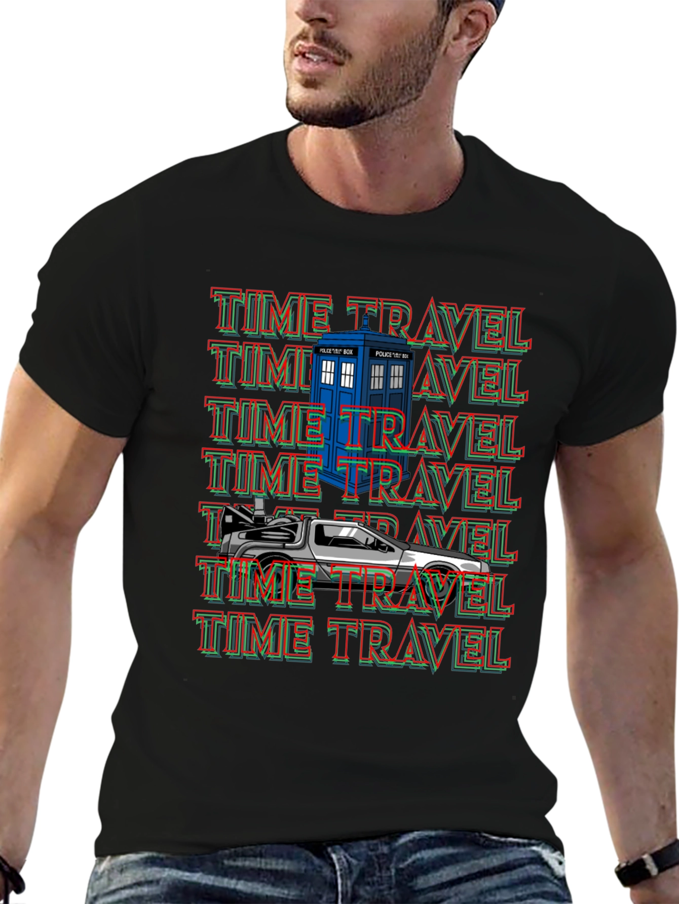 Time Travel T-Shirt: Doctor Who & DeLorean
