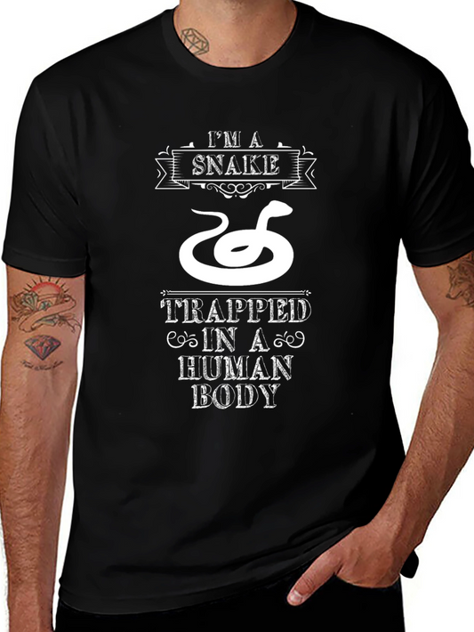 Im A Snake Trapped In A Human Body Funny T-Shirt
