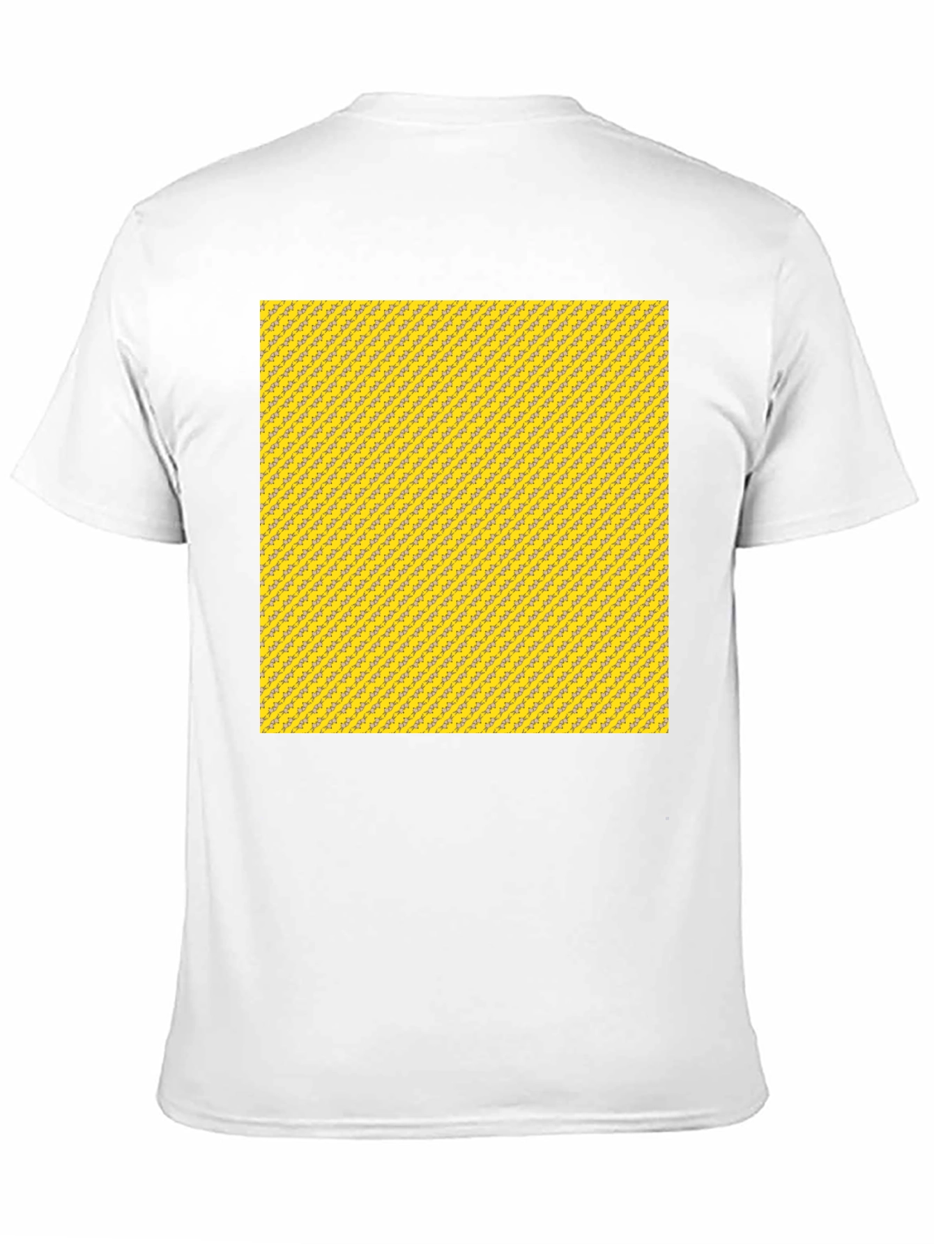 Modern Patterned Tee - Casual Black T-Shirt