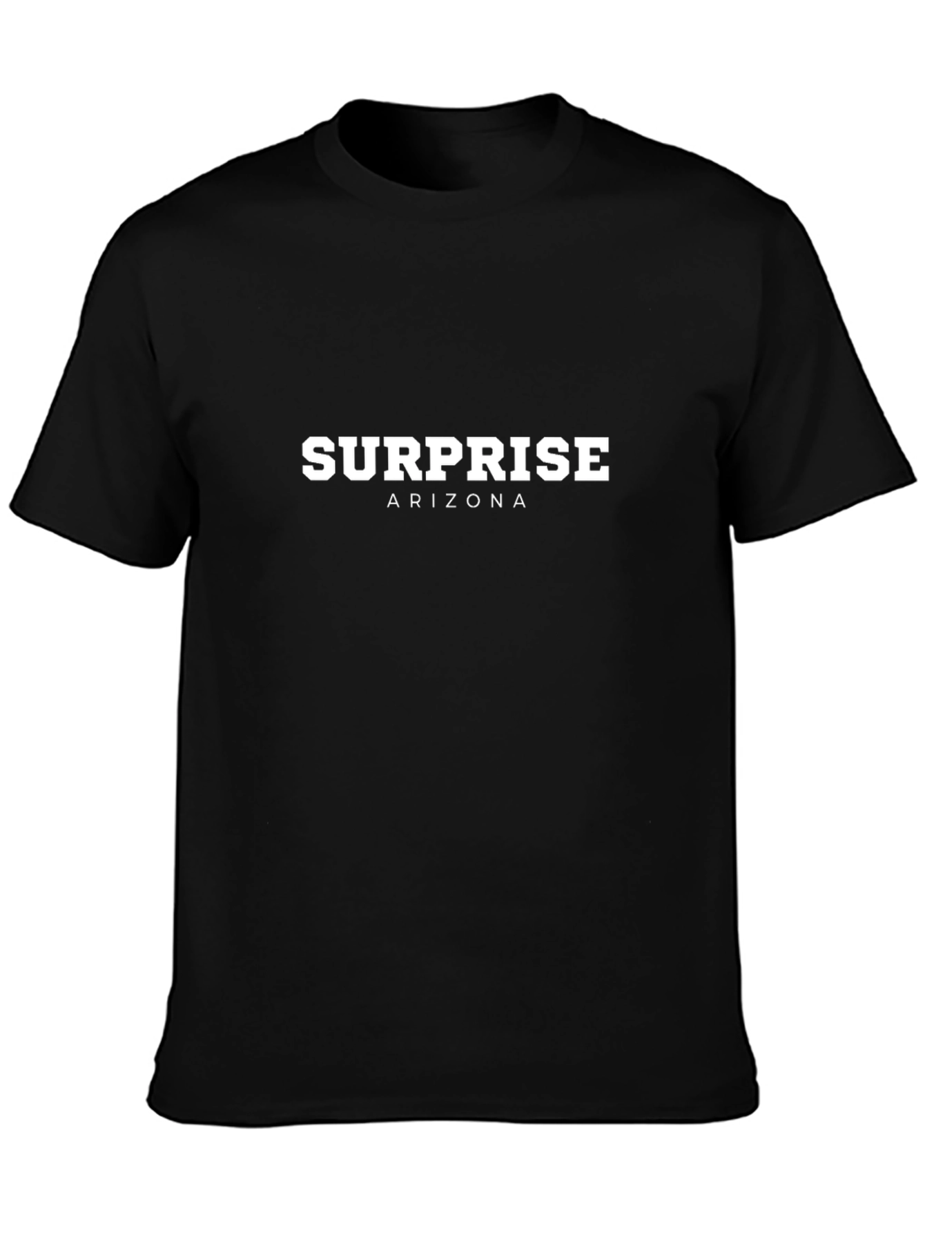 Surprise Arizona Graphic Tee - Black Cotton T-Shirt