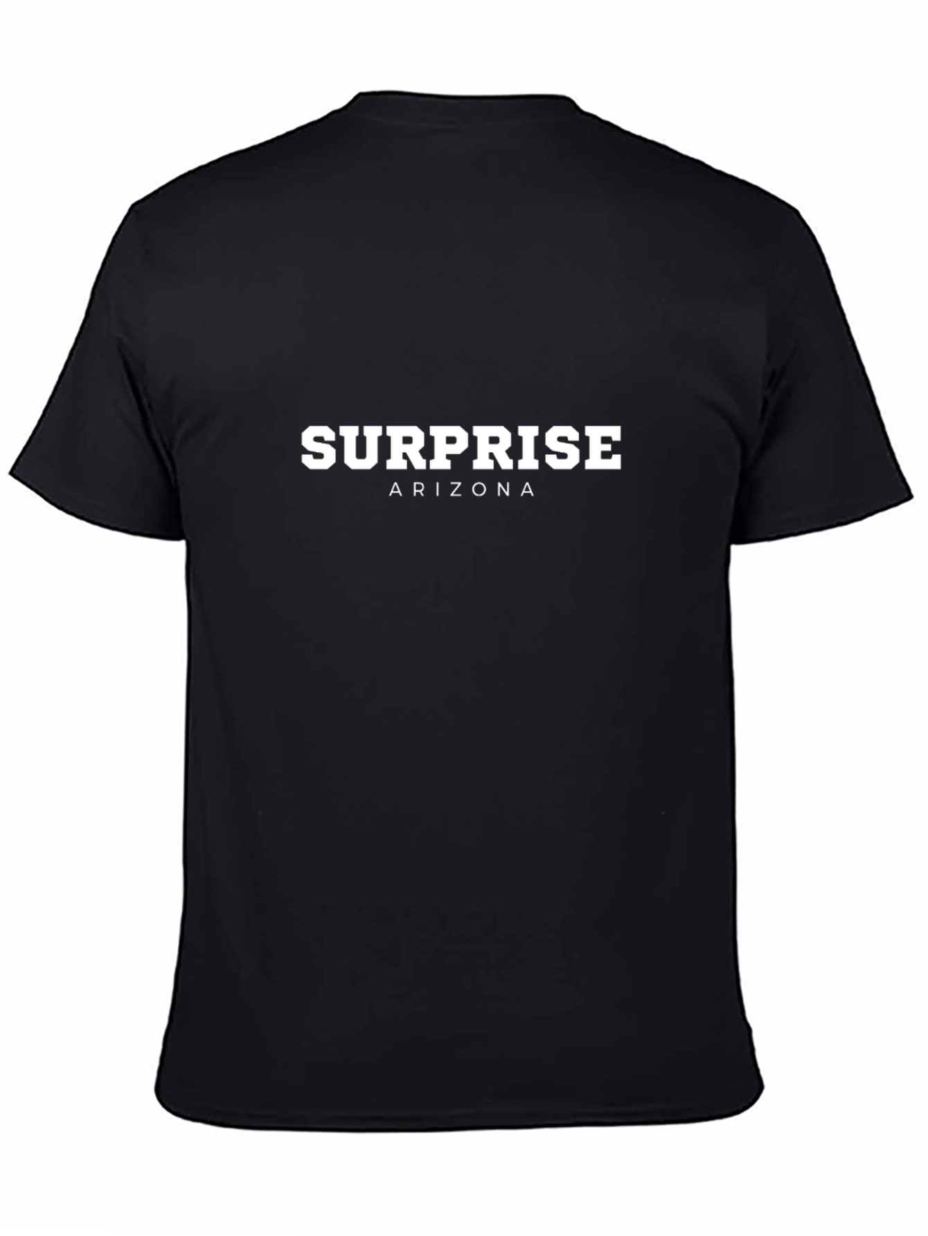 Surprise Arizona Graphic Tee - Black Cotton T-Shirt