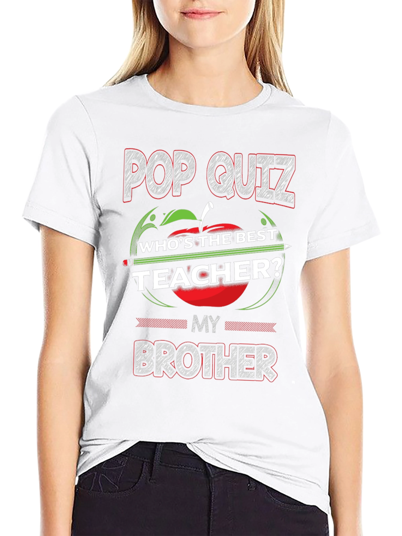 Pop Quiz Brother Teacher T-Shirt