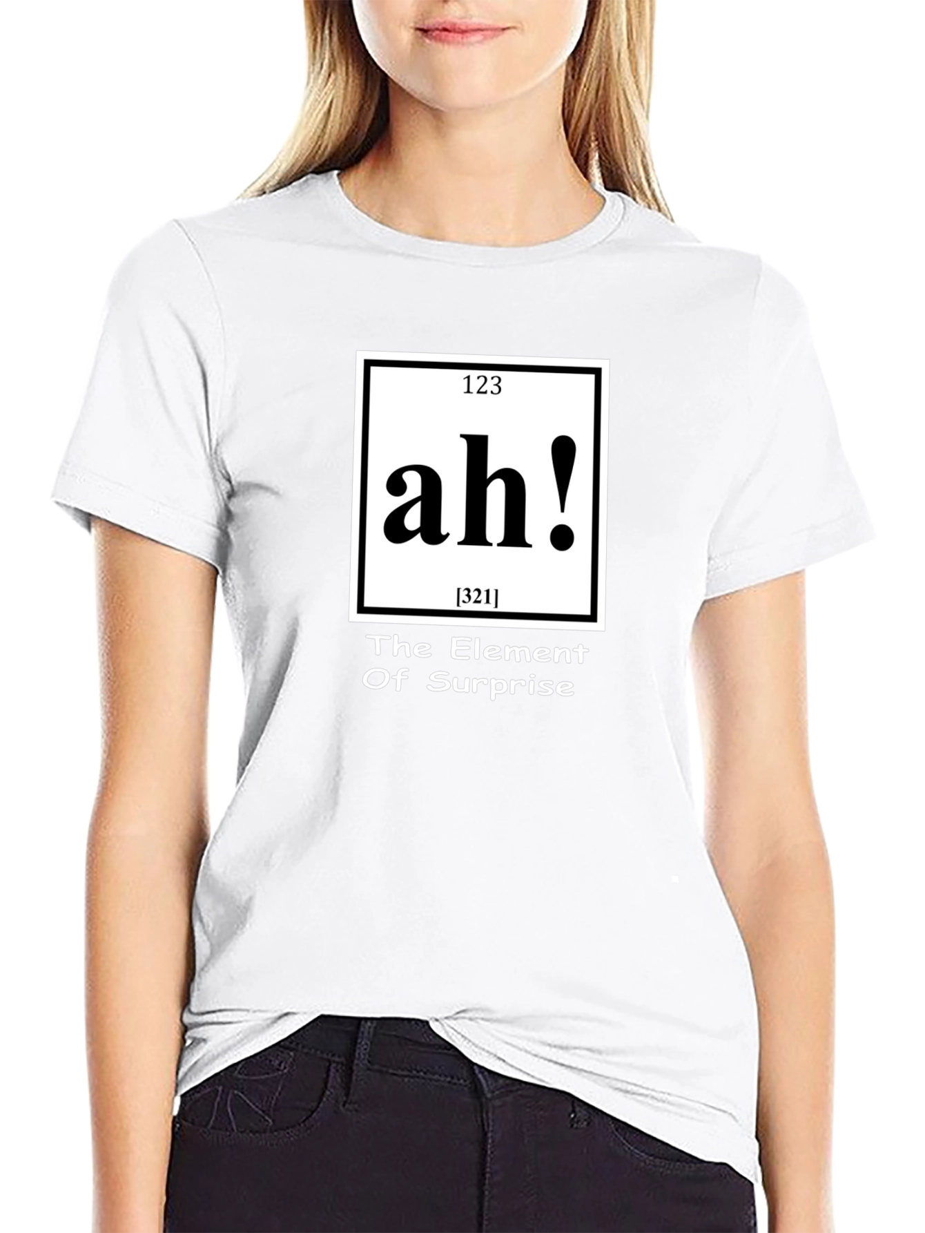 Ah! Element of Surprise Black T-Shirt