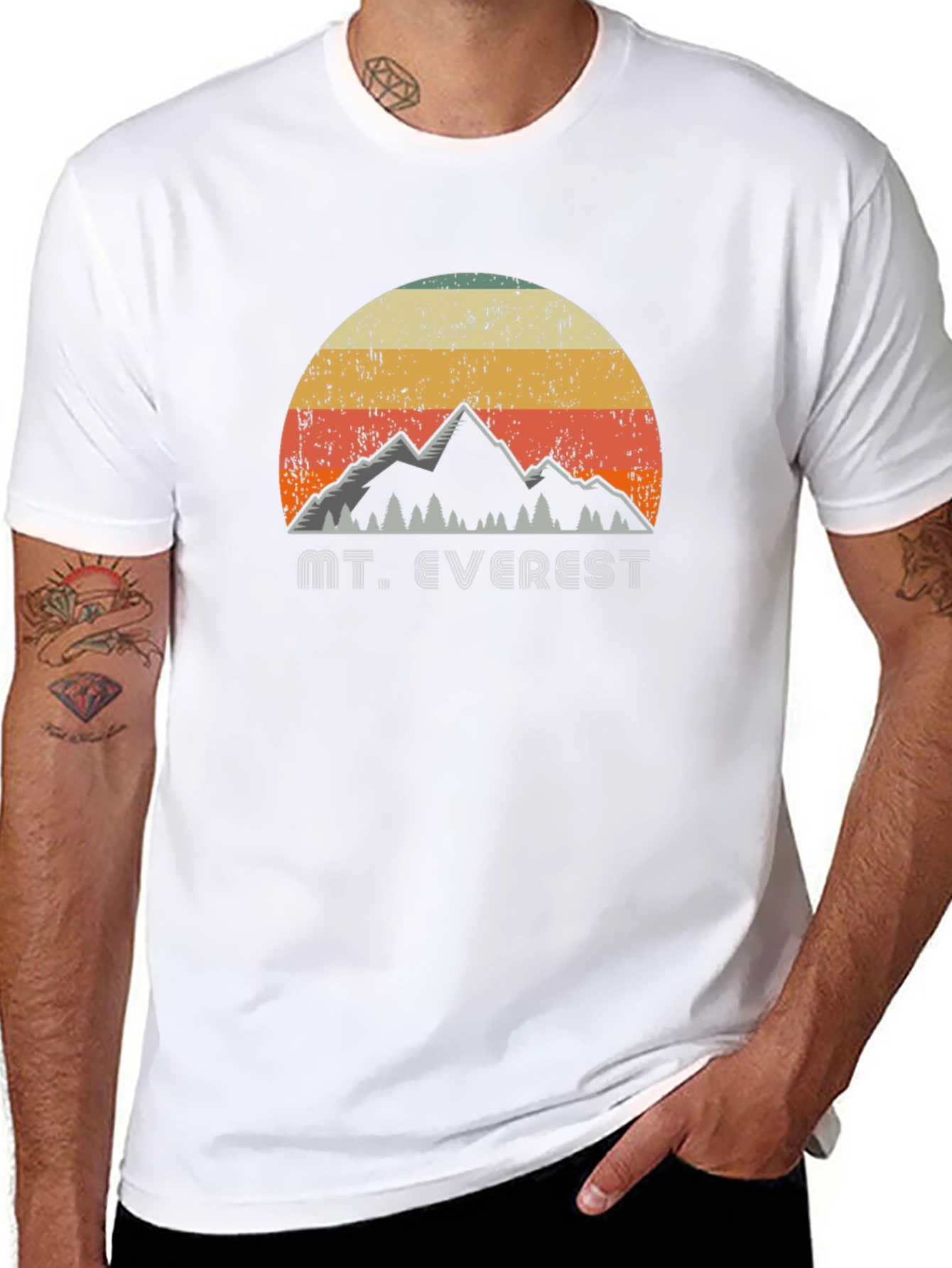 Retro Mt. Everest Graphic T-Shirt