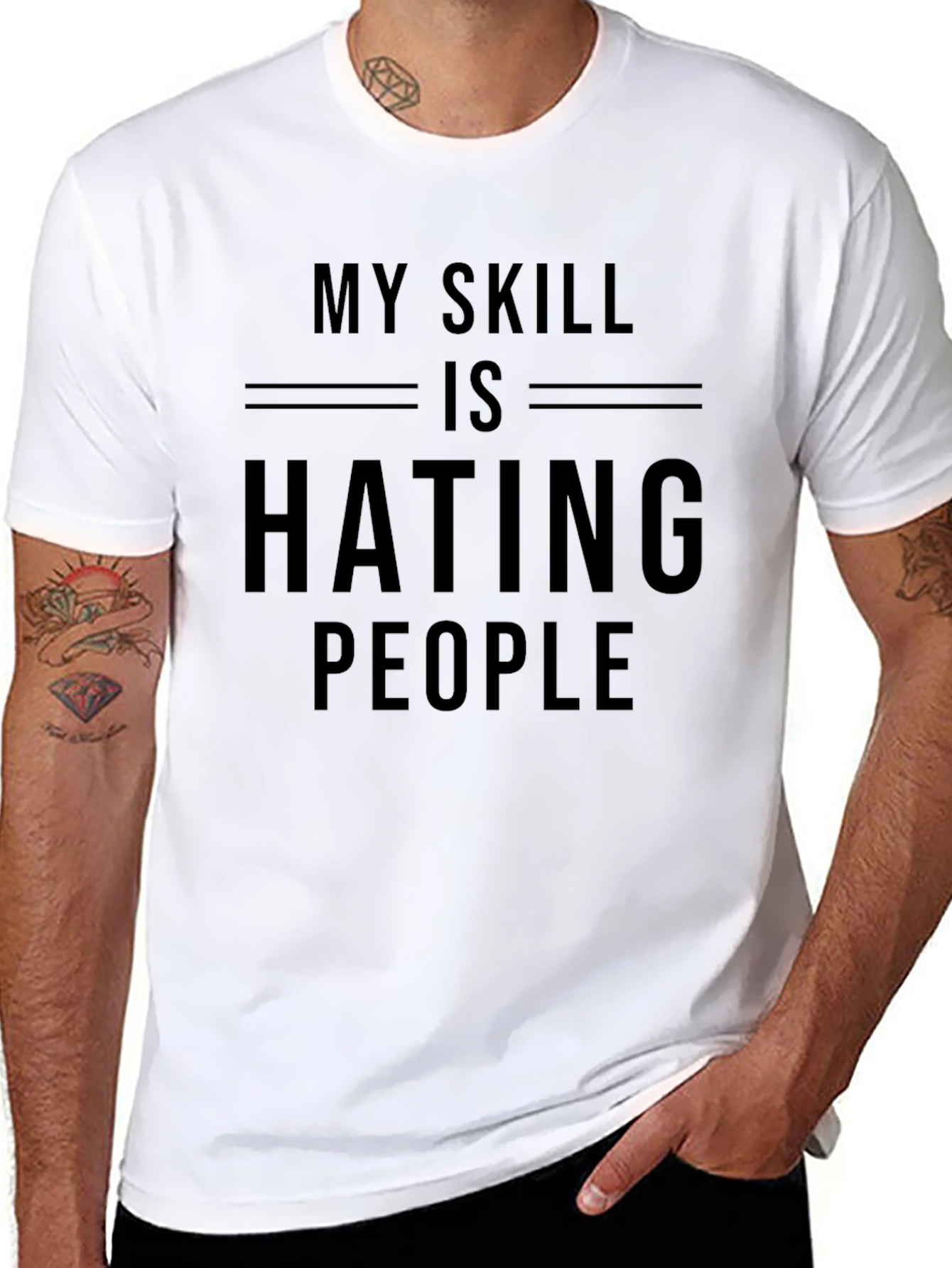 My Skill Is Hating People Graphic T-Shirt