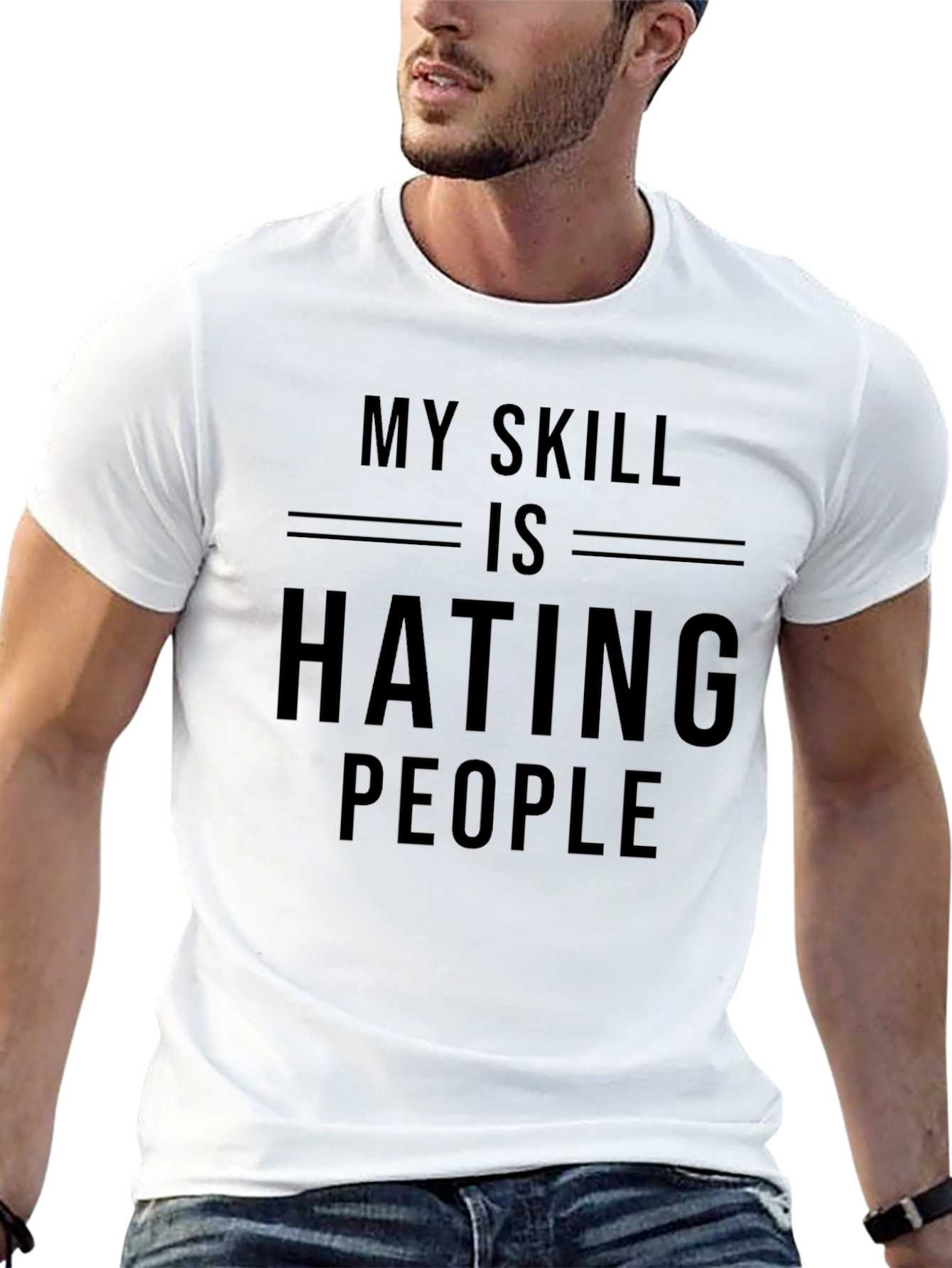 My Skill Is Hating People Graphic T-Shirt
