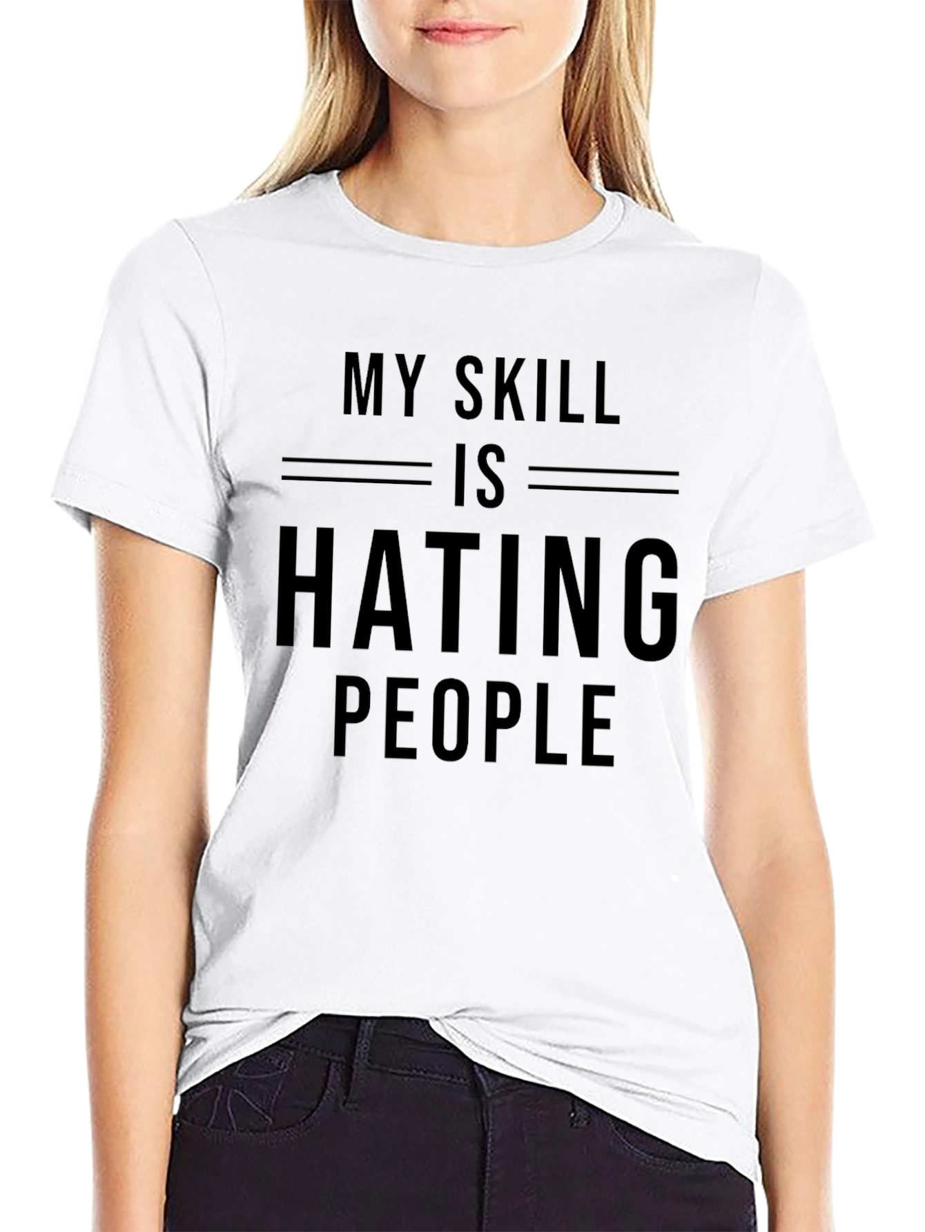 My Skill Is Hating People Graphic T-Shirt