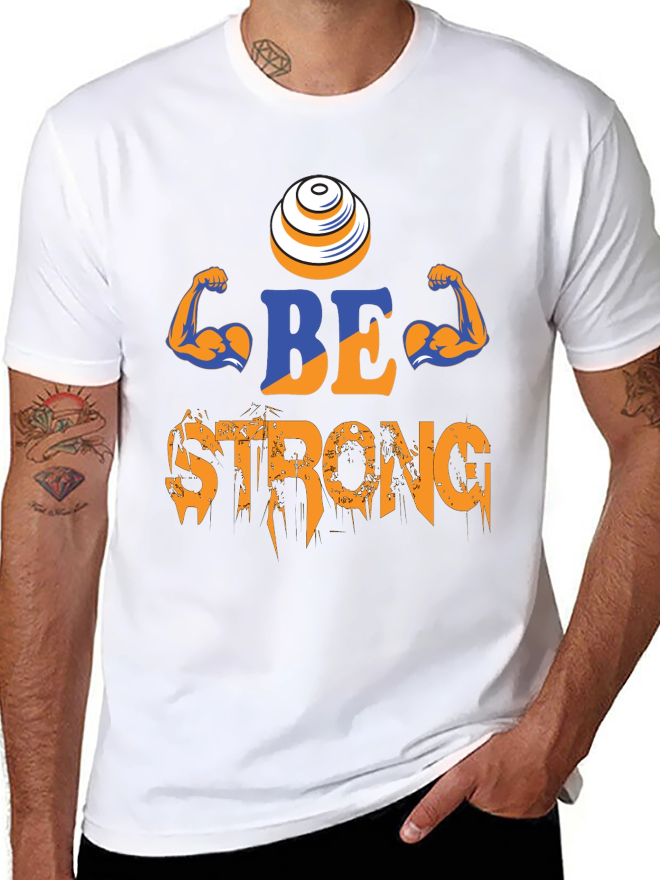 Be Strong T-Shirt - Gym Motivation