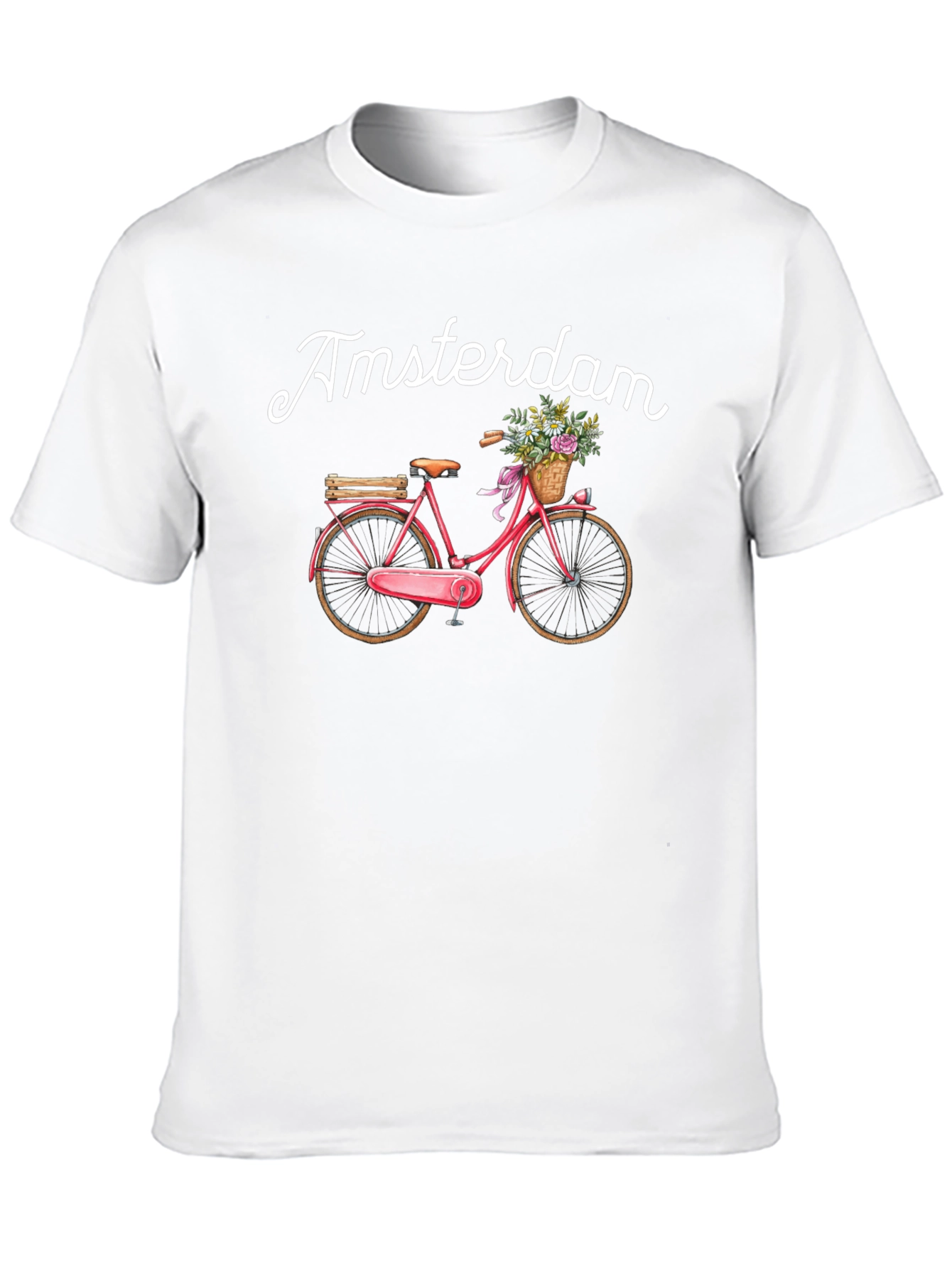 Amsterdam Bicycle Graphic T-Shirt