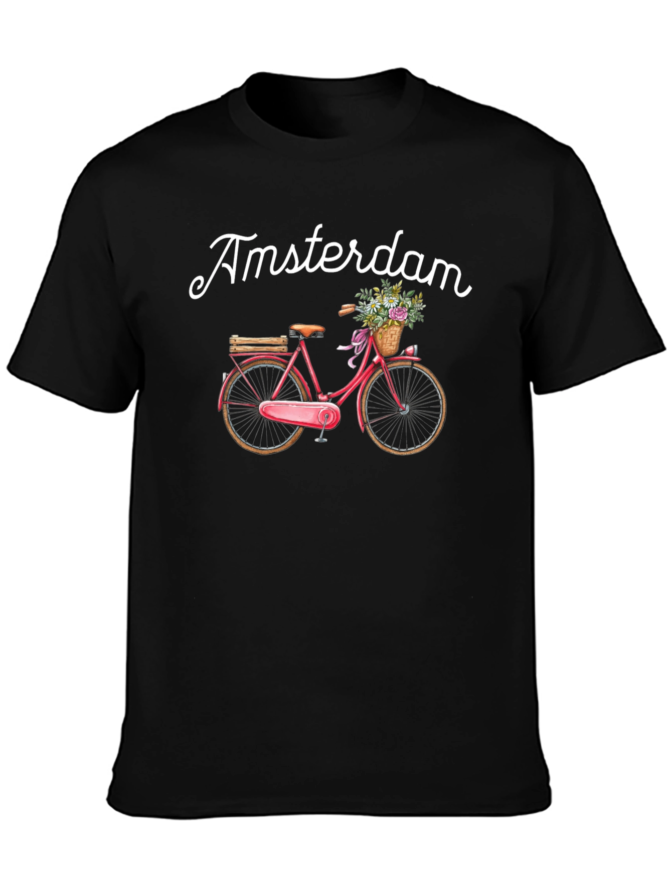 Amsterdam Bicycle Graphic T-Shirt