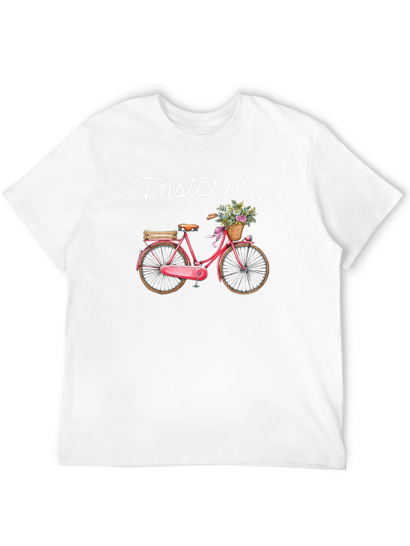 Amsterdam Bicycle Graphic T-Shirt