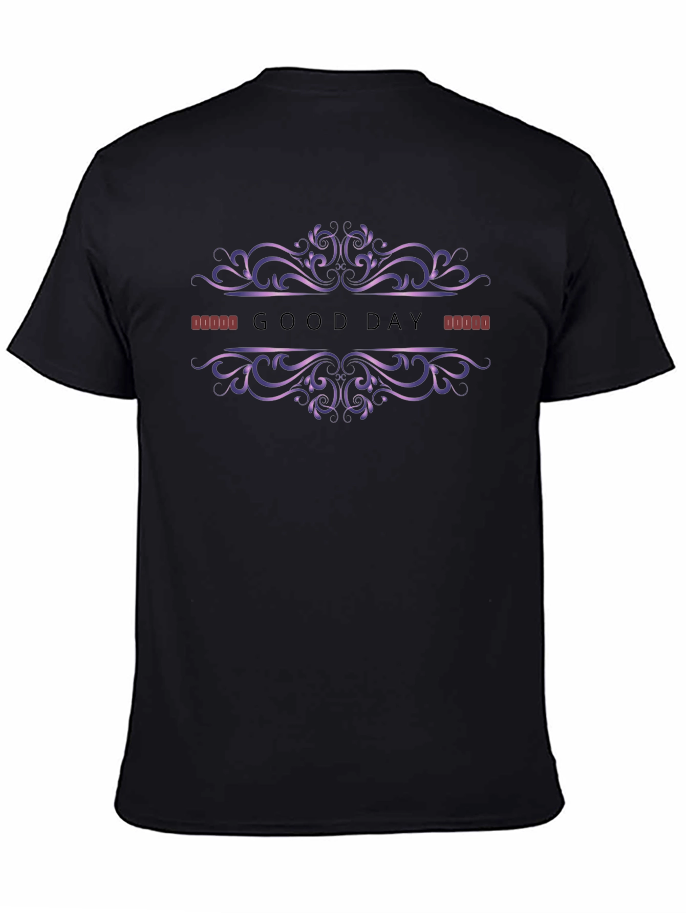 Good Day Graphic Tee - Black Casual T-Shirt