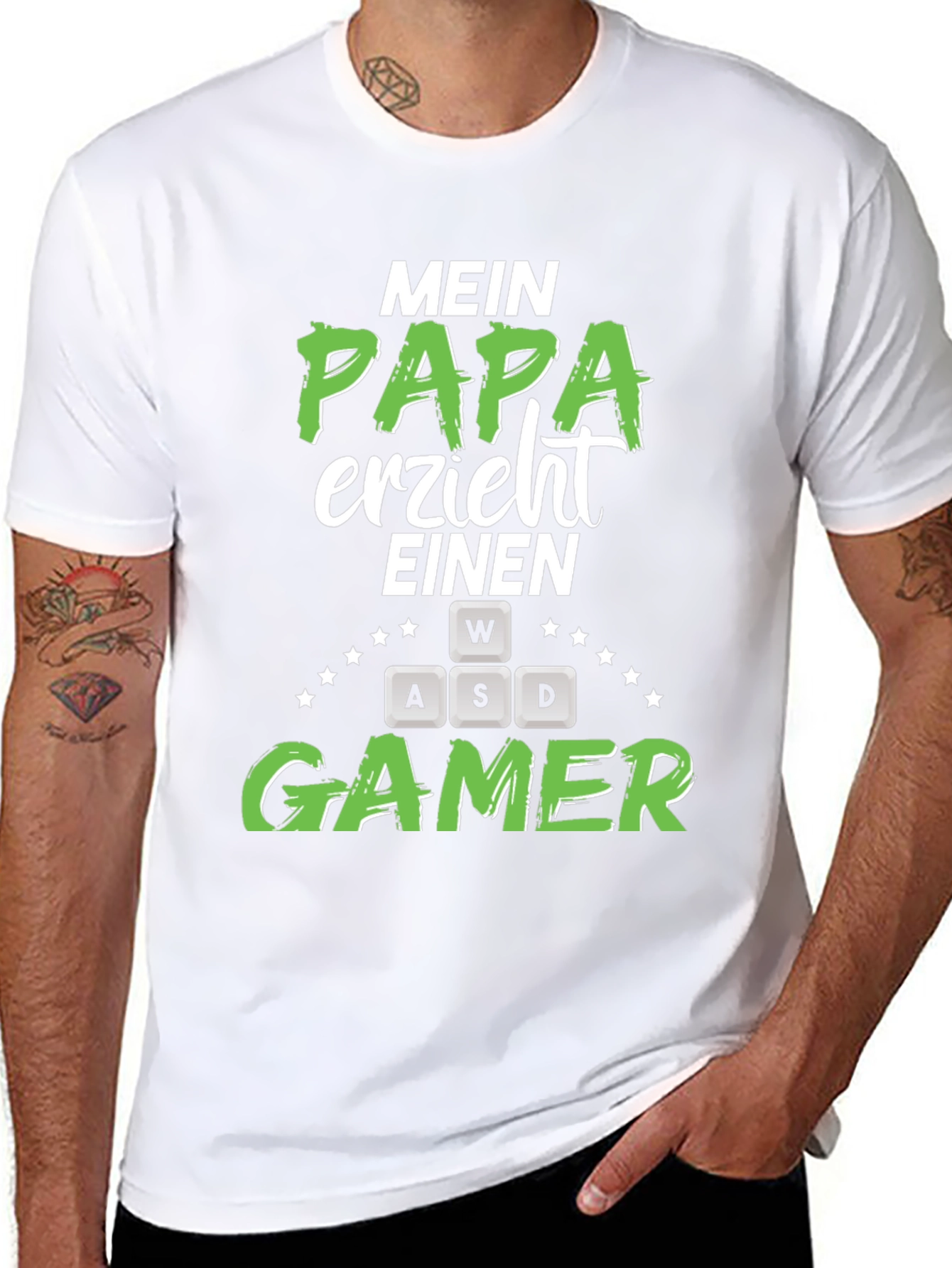Mein Papa Erzieht Einen Gamer T-Shirt