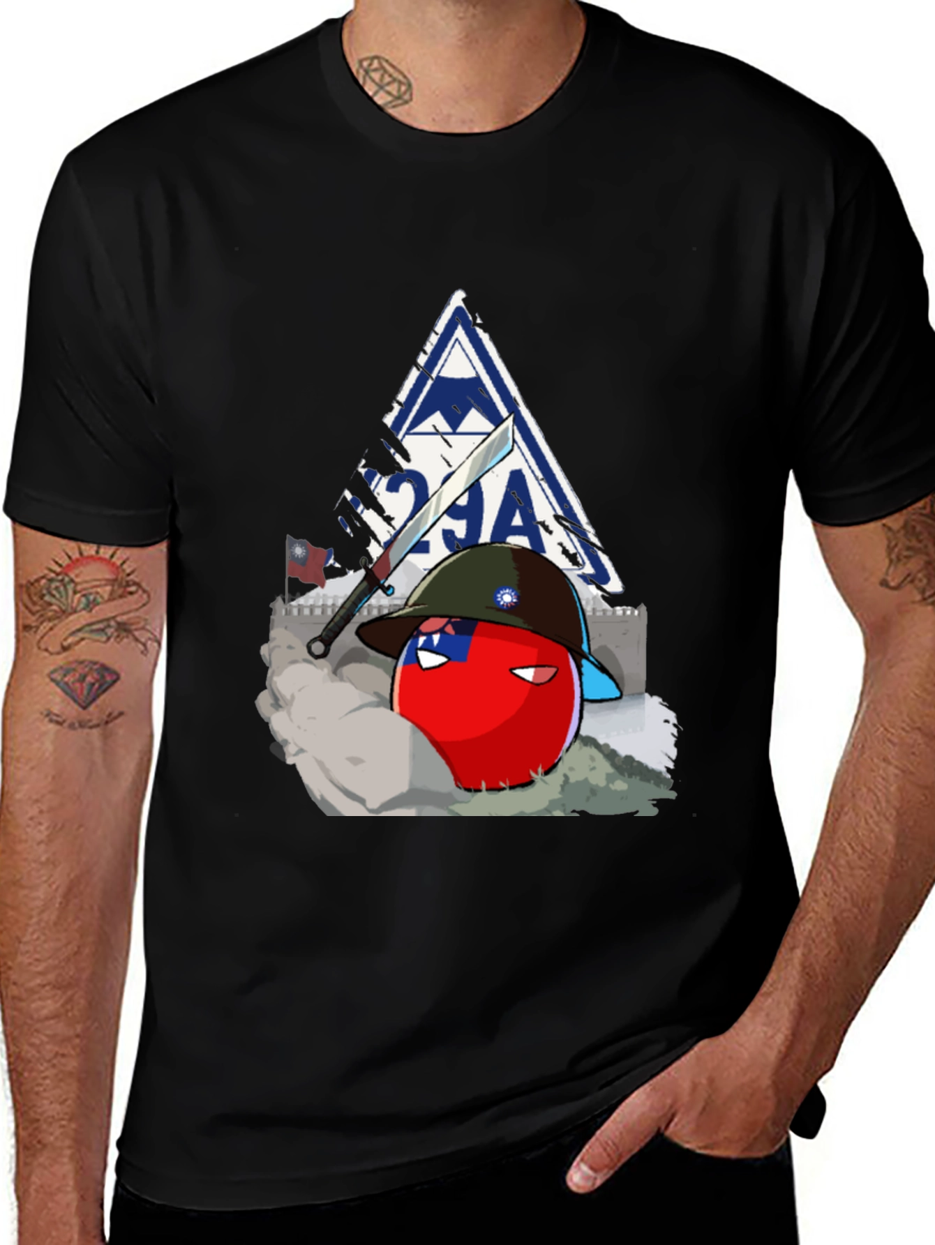 Taiwan Countryball T-Shirt - Political Humor Tee