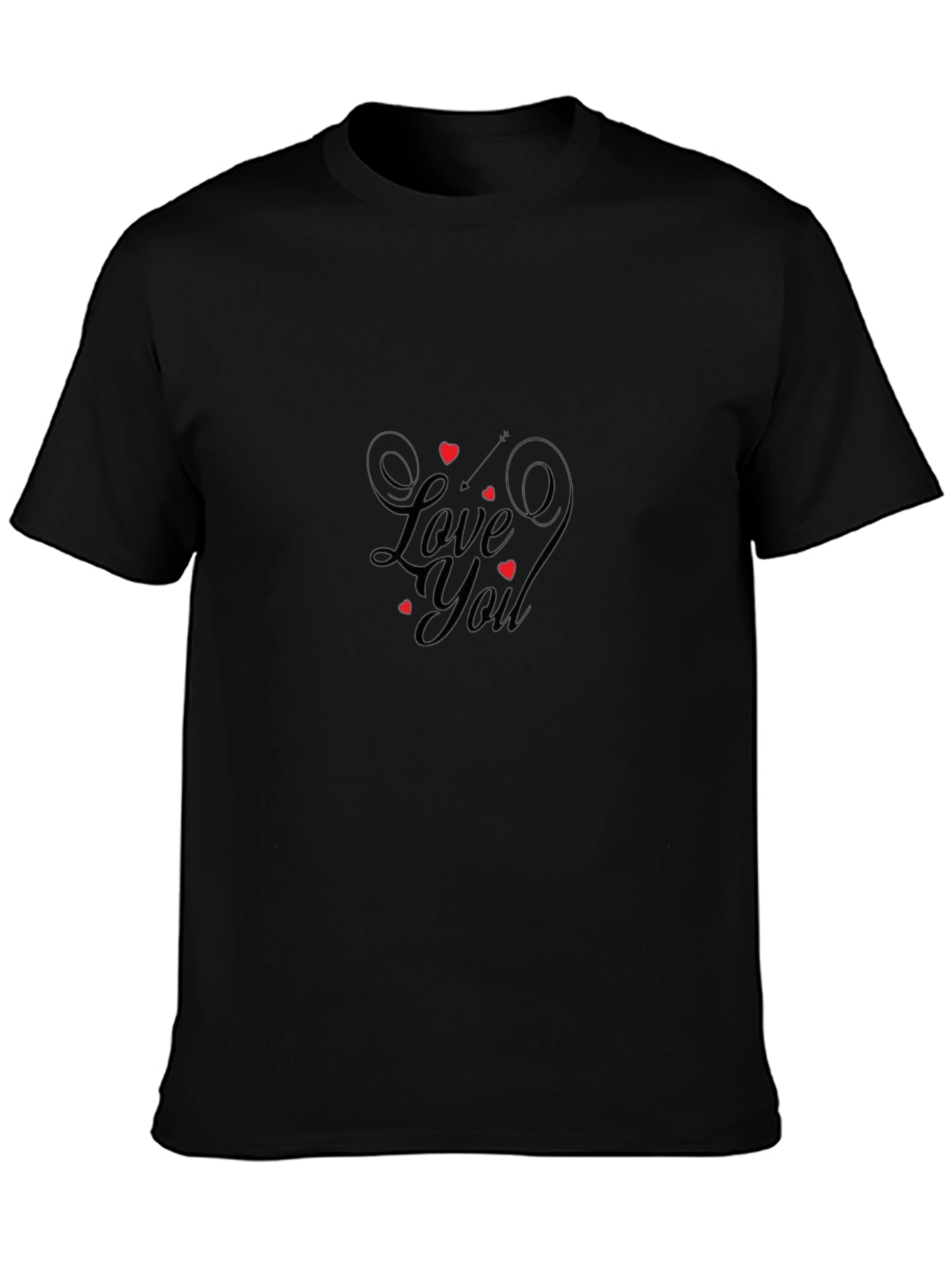 Love You Black T-Shirt