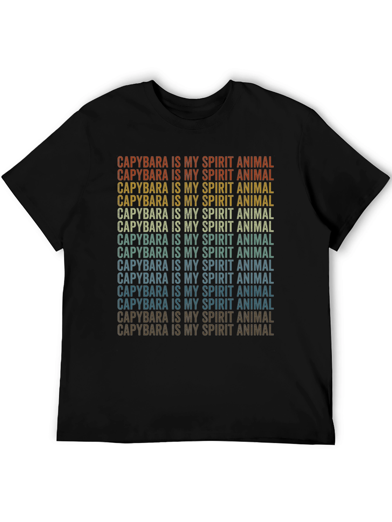 Capybara Spirit Animal T-Shirt - Retro Design