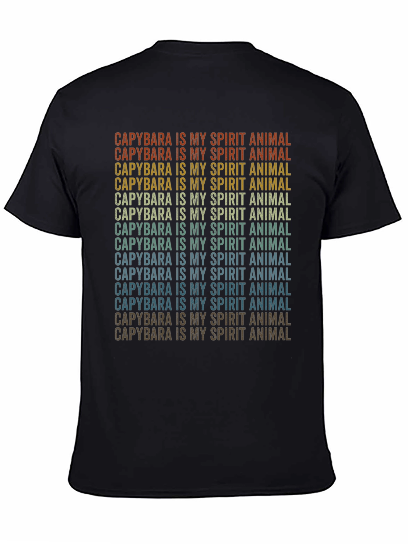 Capybara Spirit Animal T-Shirt - Retro Design