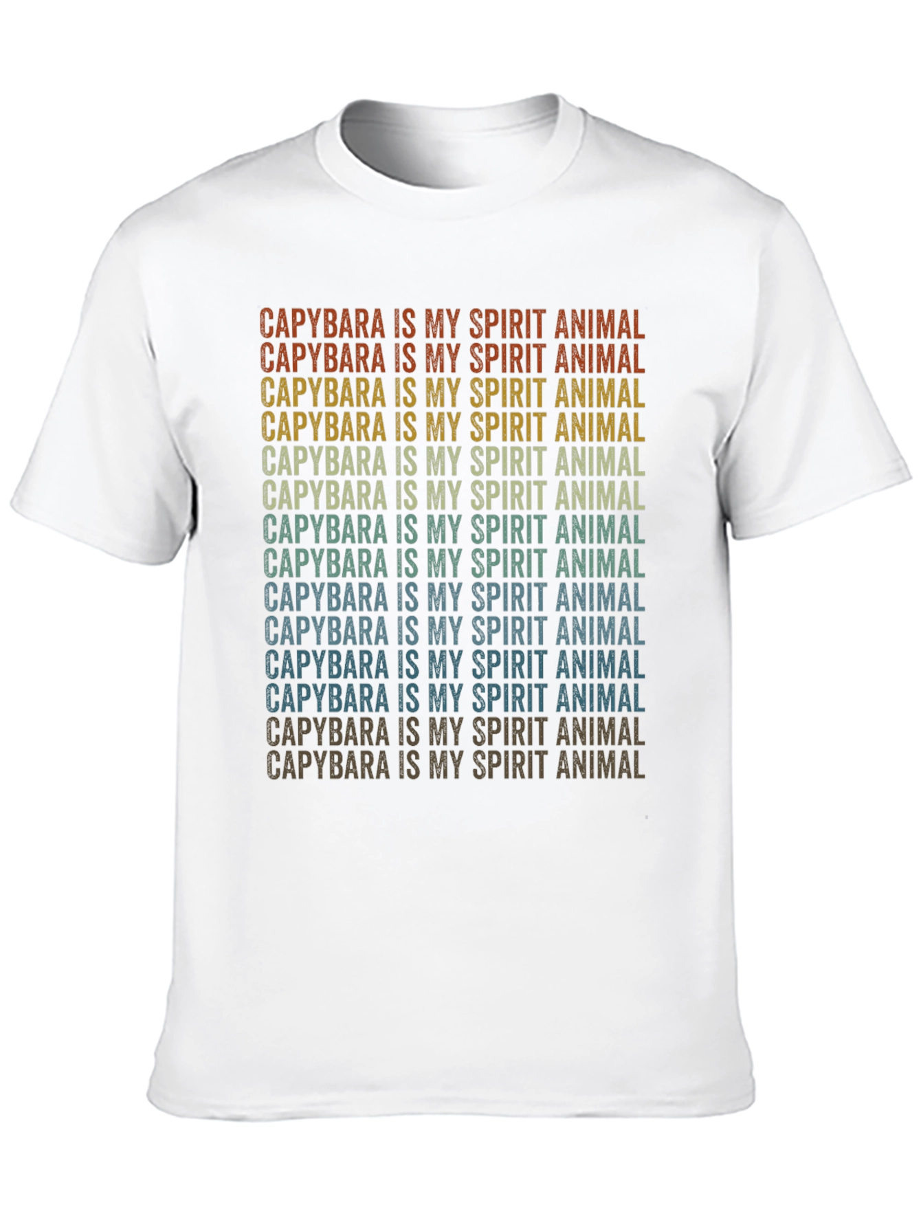 Capybara Spirit Animal T-Shirt - Retro Design