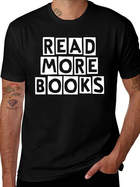 Read More Books Graphic Tee - Black Casual Shirt